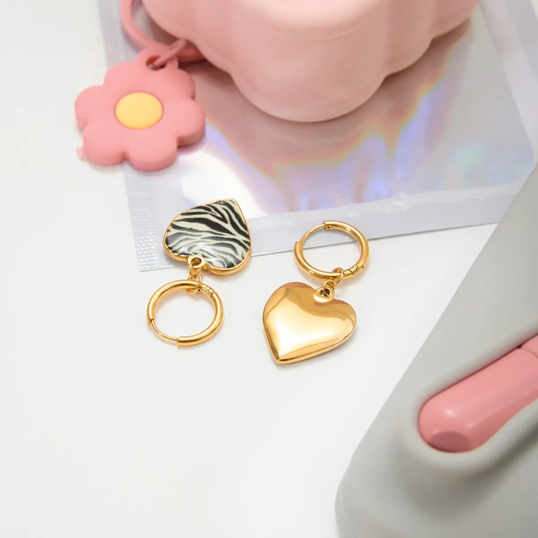 Zebra Earrings
