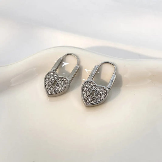Hear Lock Earrings