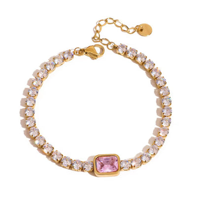 Luxe Solitaire Bracelet