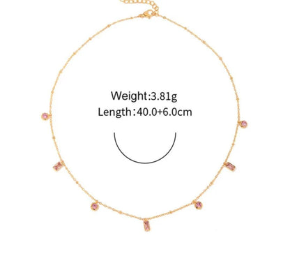 Ruby Charm Necklace