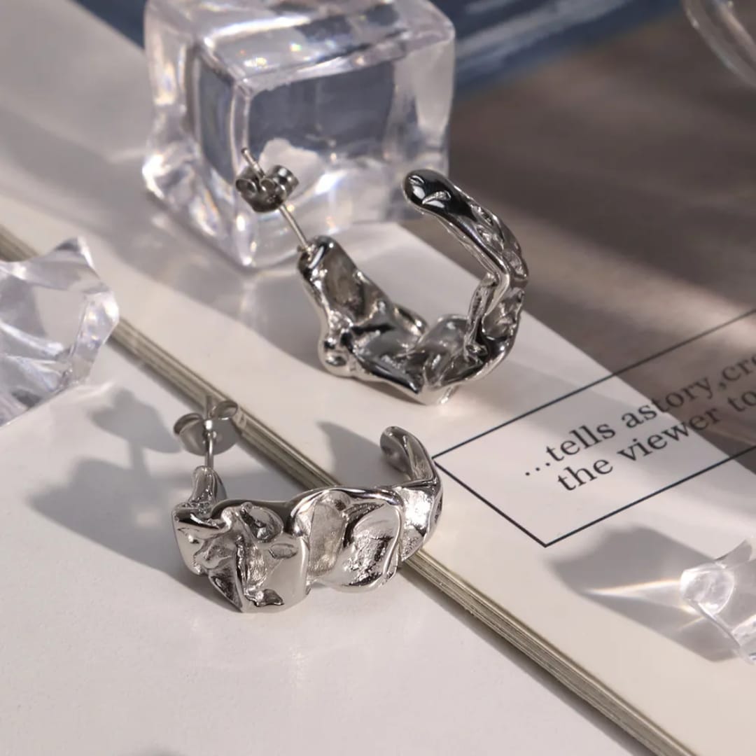 Silver Storm Earrings