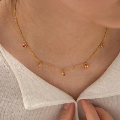 Ruby Charm Necklace