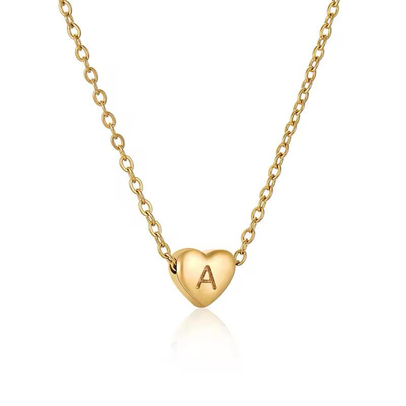 Heart-y Initial Necklace