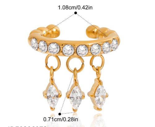 Droplet Ear cuff