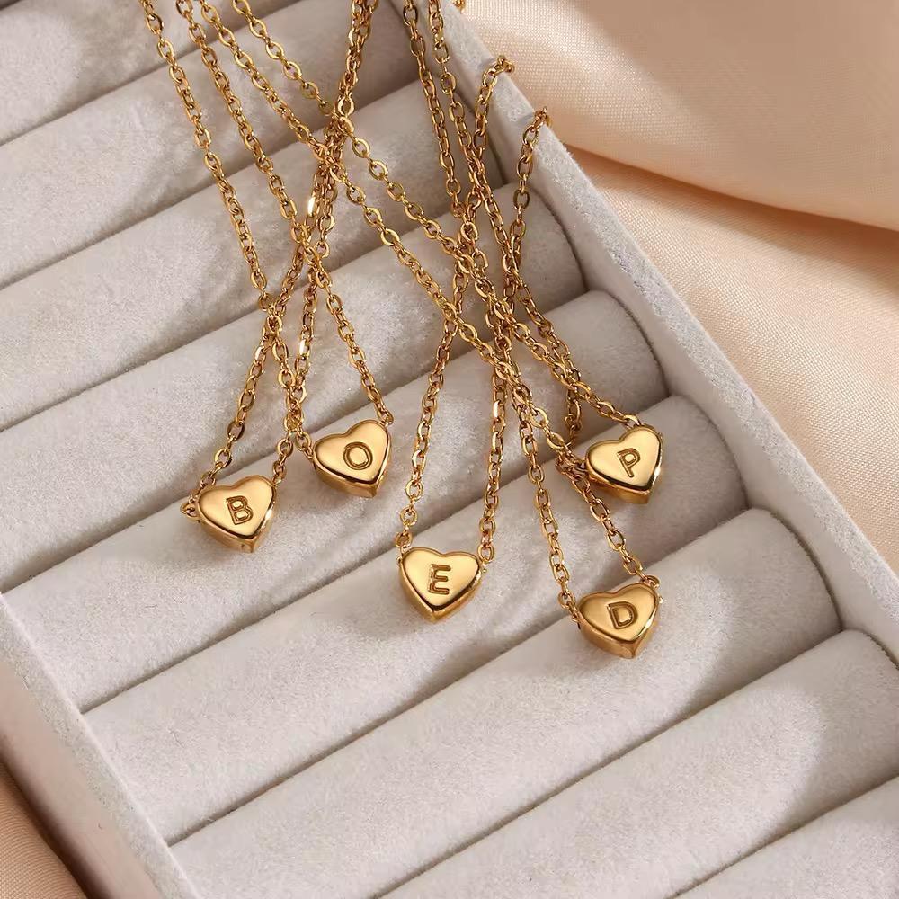 Heart-y Initial Necklace