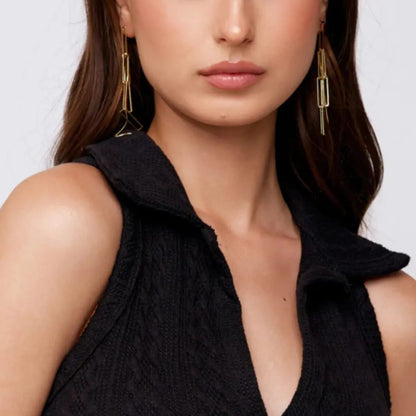 Golden Link Earrings