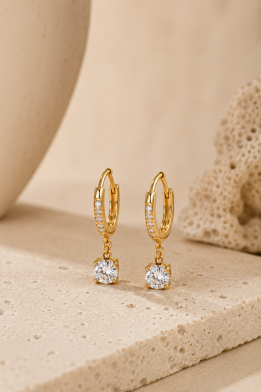 Goldie-Silvy Drop Earrings