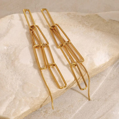 Golden Link Earrings