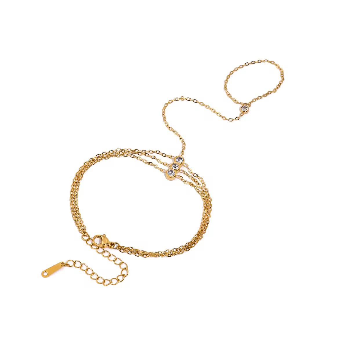 Luna Lattice Hand Chain