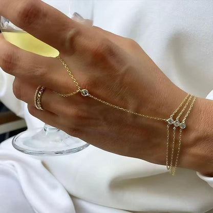 Luna Lattice Hand Chain