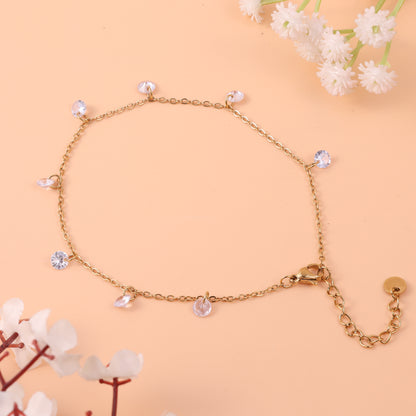 Gem Sparkle Anklet
