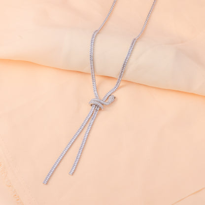 Serpent Knot  Necklace