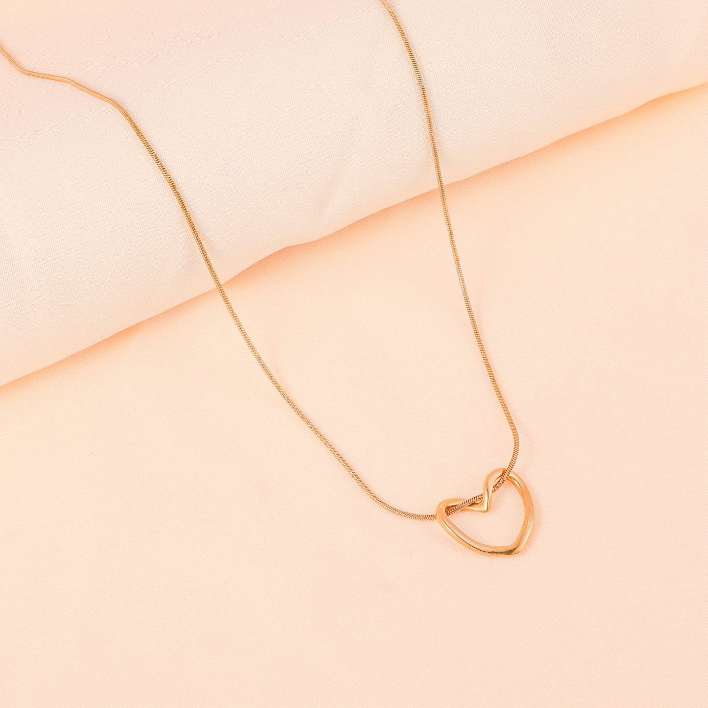 Twisted Heart  Necklace