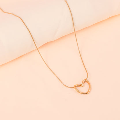 Twisted Heart  Necklace