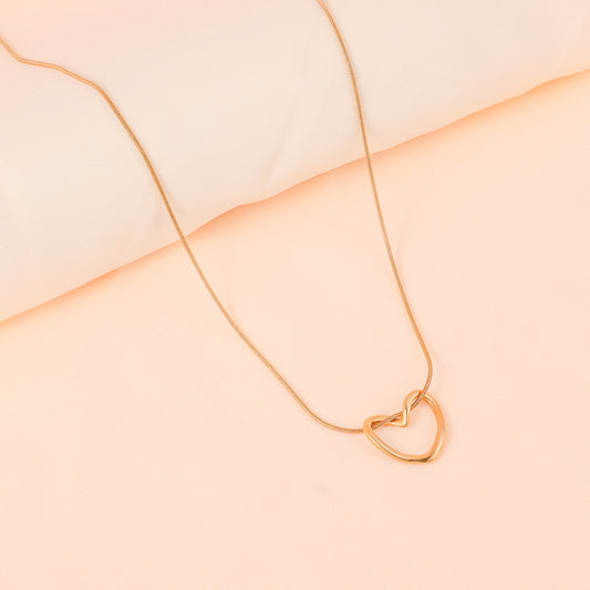 Twisted Heart  Necklace
