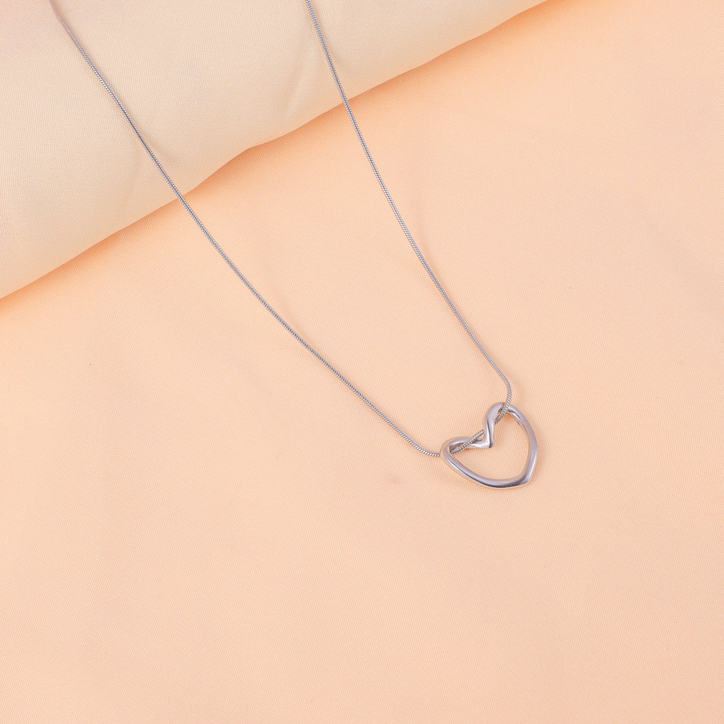 Twisted Heart  Necklace