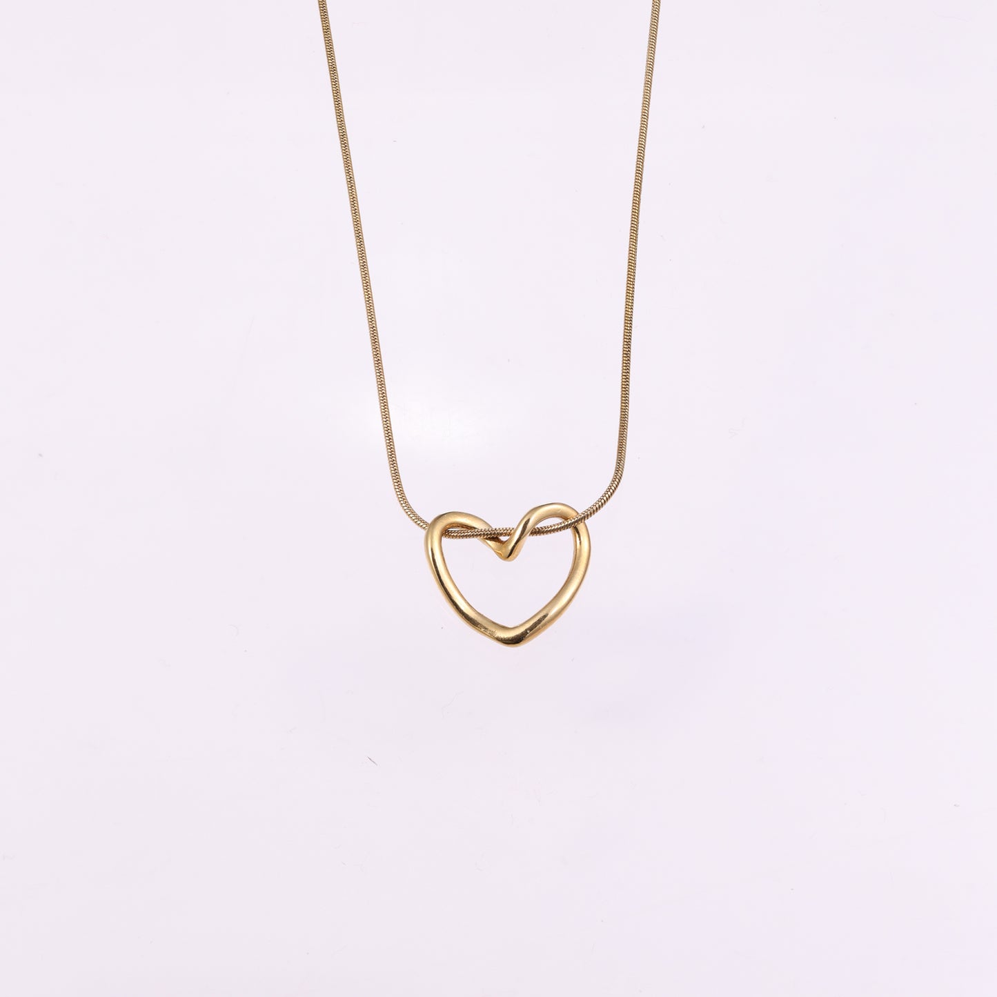 Twisted Heart  Necklace