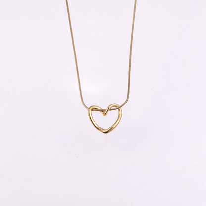 Twisted Heart  Necklace