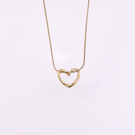 Twisted Heart  Necklace
