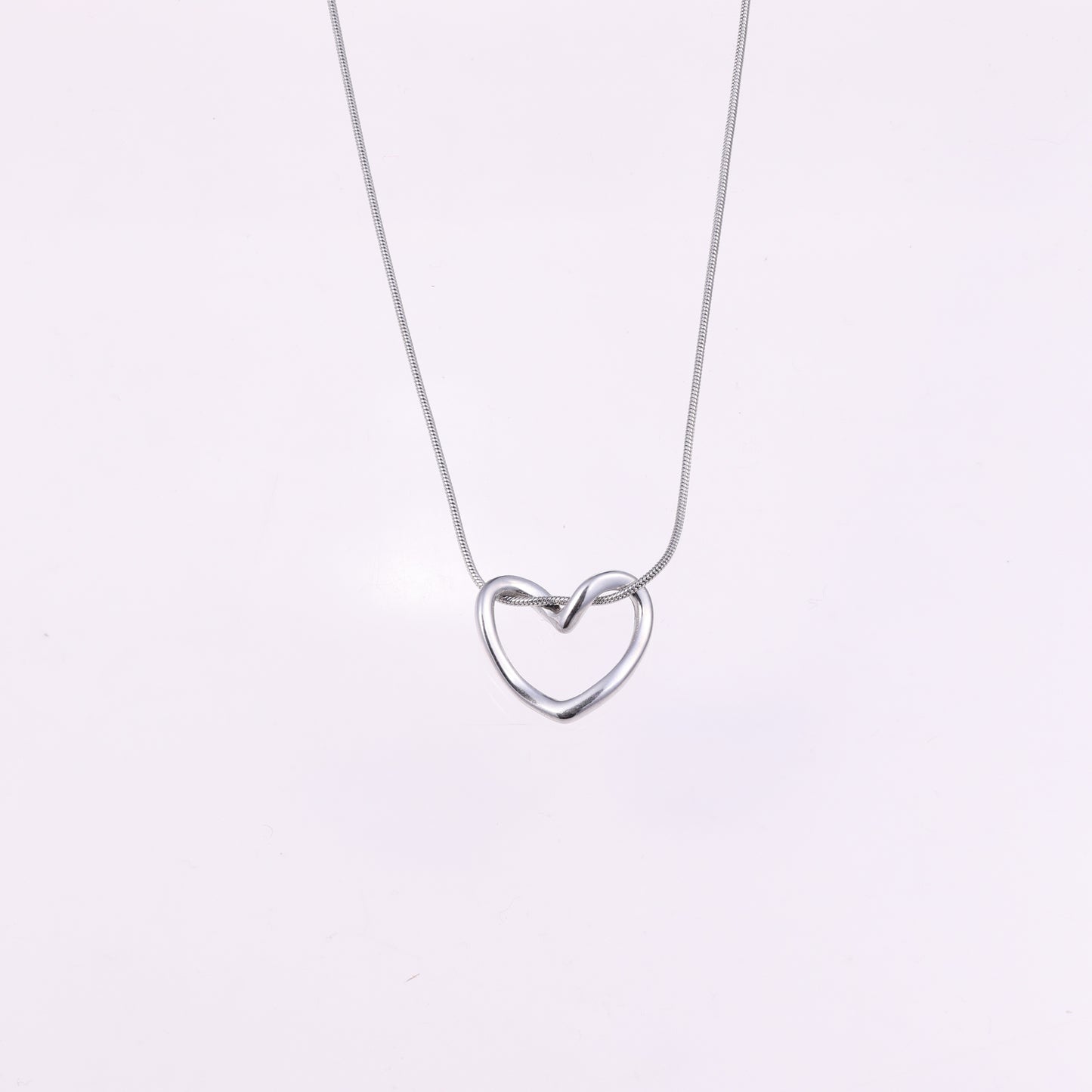 Twisted Heart  Necklace