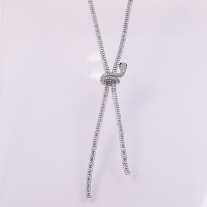 Serpent Knot  Necklace
