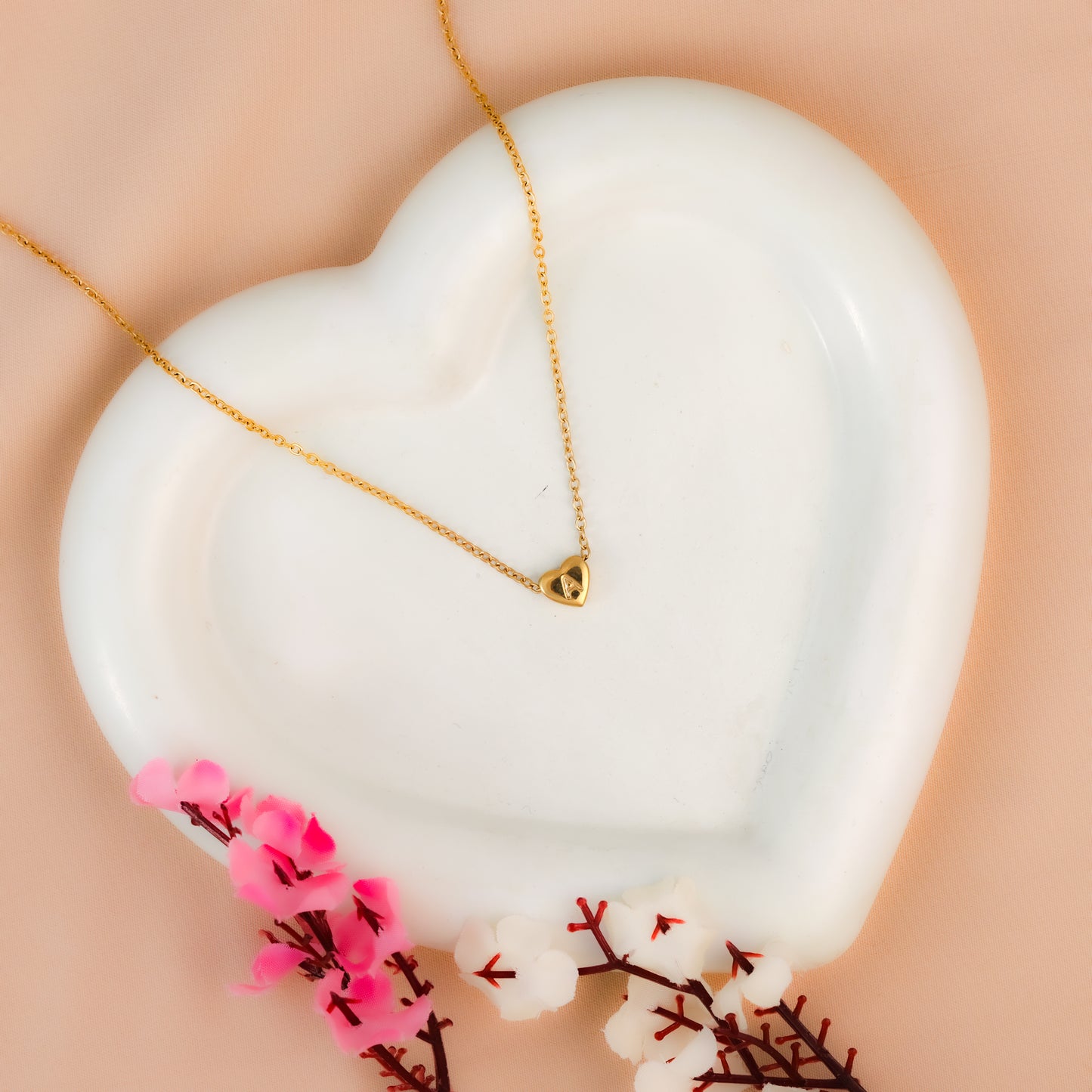 Heart-y Initial Necklace