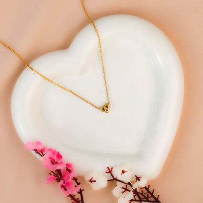 Heart-y Initial Necklace