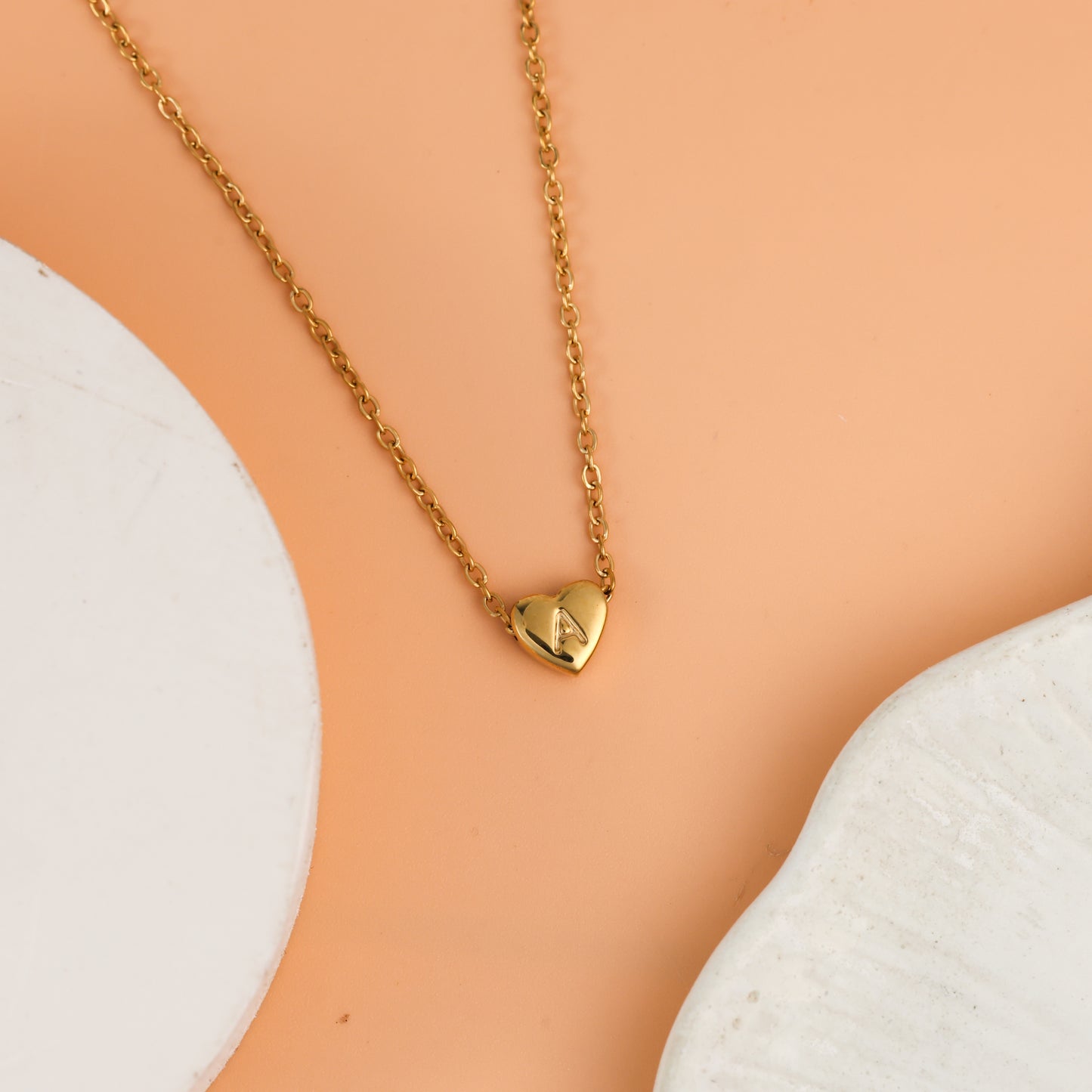 Heart-y Initial Necklace