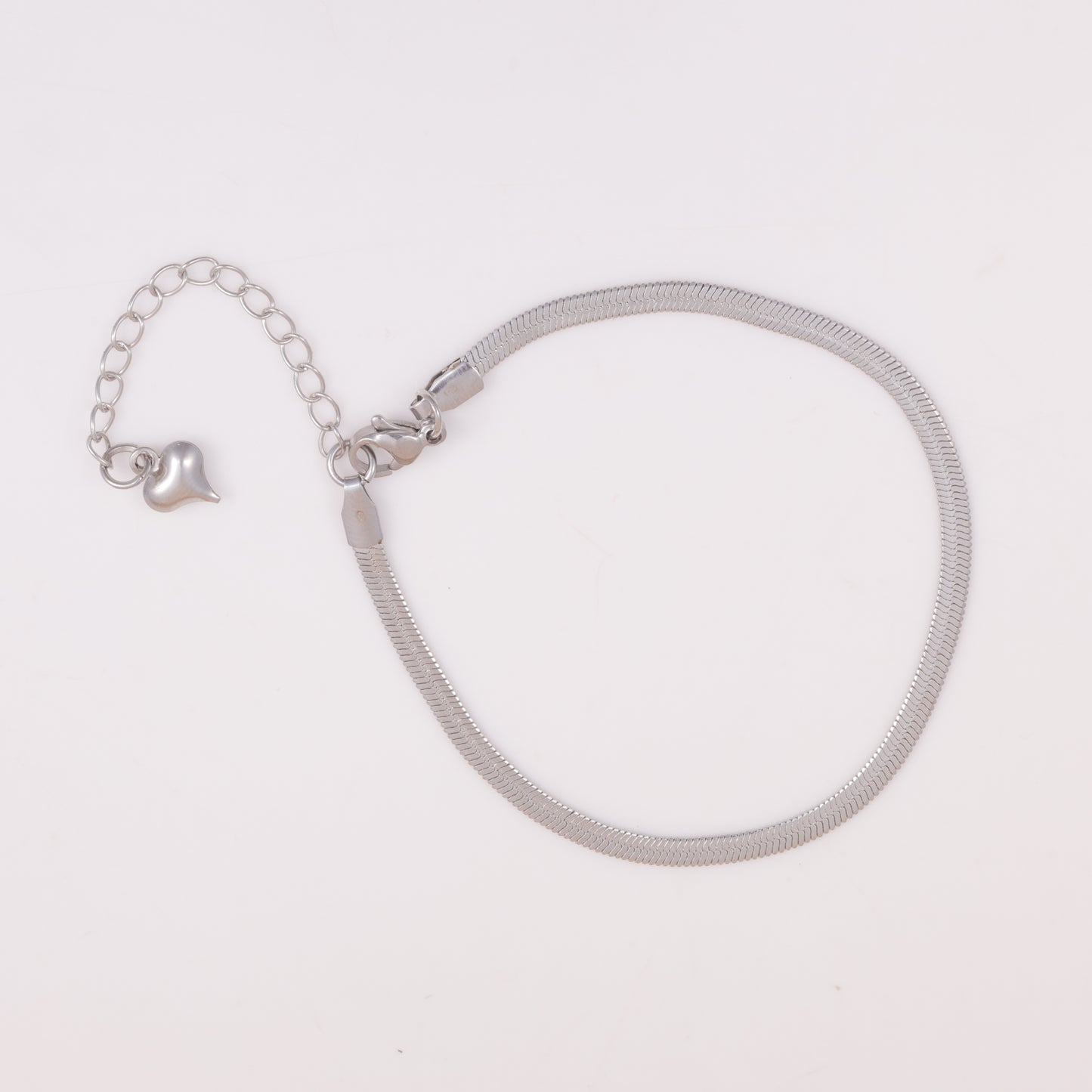 Silver Sway Anklet