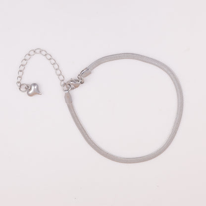 Silver Sway Anklet