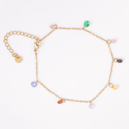 Gem Sparkle Anklet