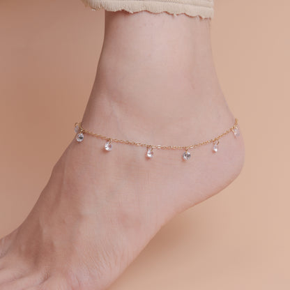 Gem Sparkle Anklet