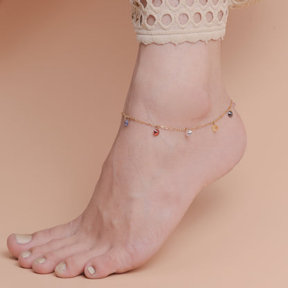 Gem Sparkle Anklet