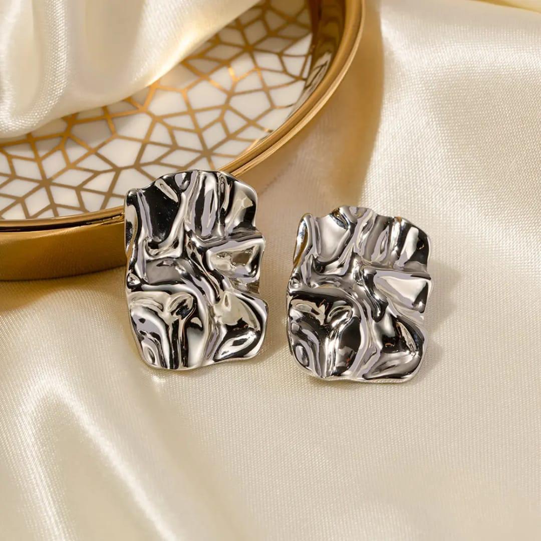 Silver Storm Earrings