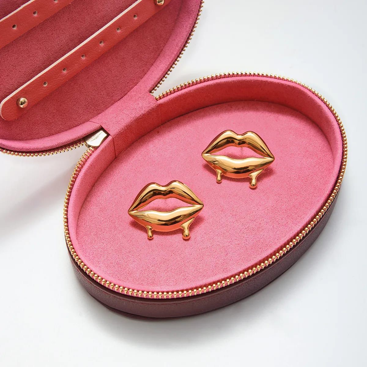 Aureate Lips Earrings
