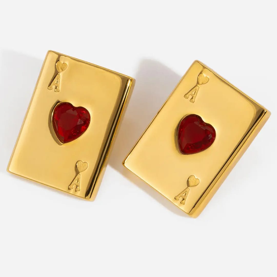Ace of Heart Earrings