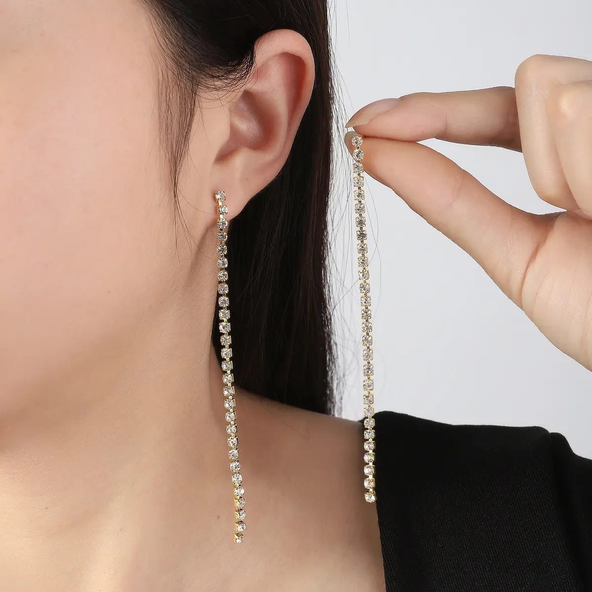 Diamond Threader  Earrings