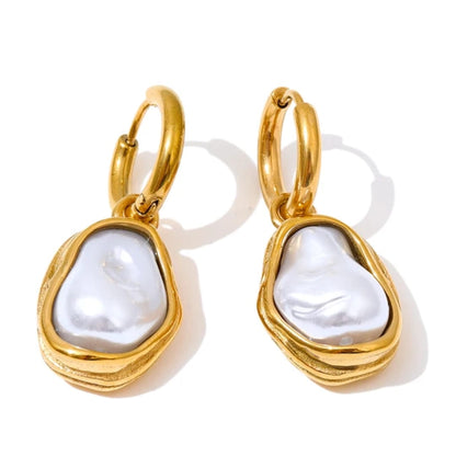 Molten Pearl  Earrings