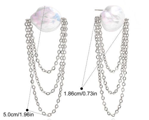Drape Pearl Earrings